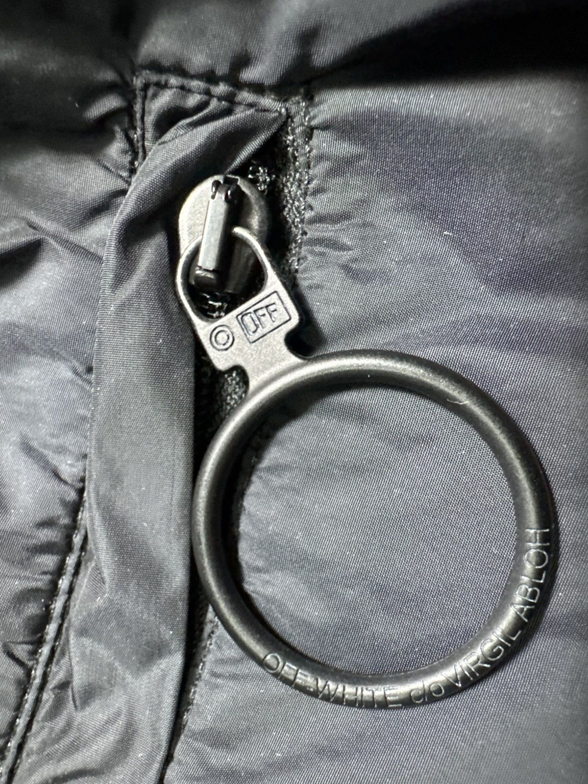 Off-White Off-White Luxury Nylon Black Track Pants Size M Size US 32 / EU 48 - 14 Thumbnail