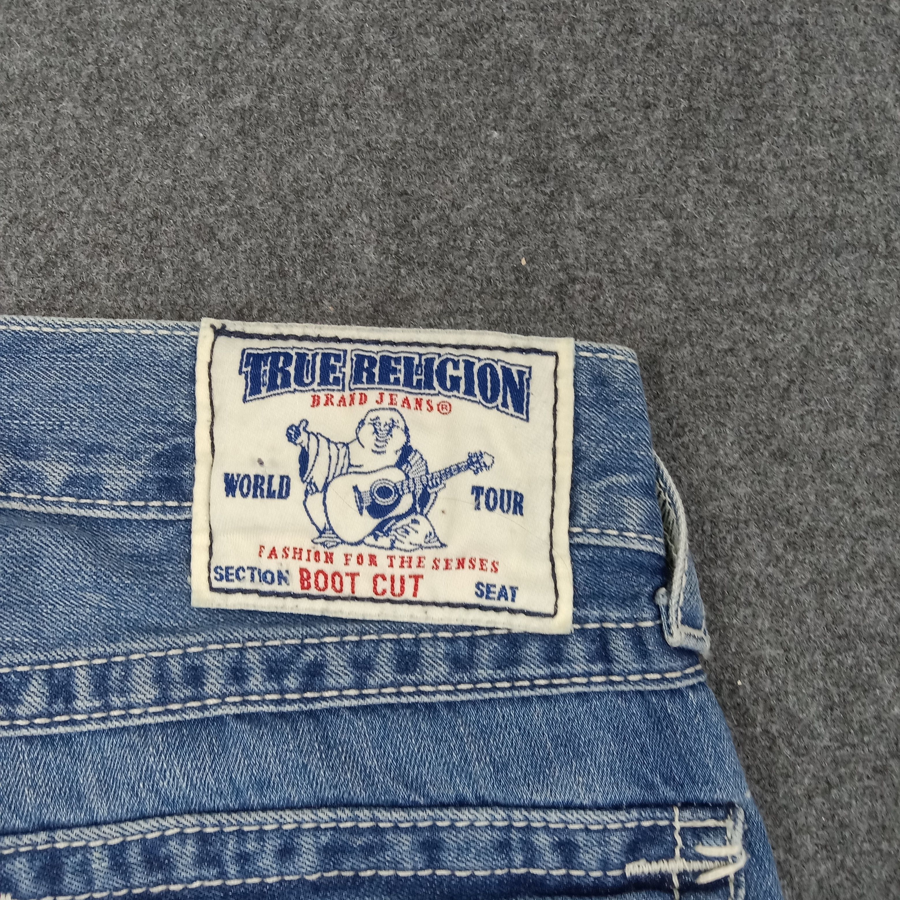 True Religion True Religion American Bootcut Denim Jeans C258N23 Size US 33 - 3 Thumbnail