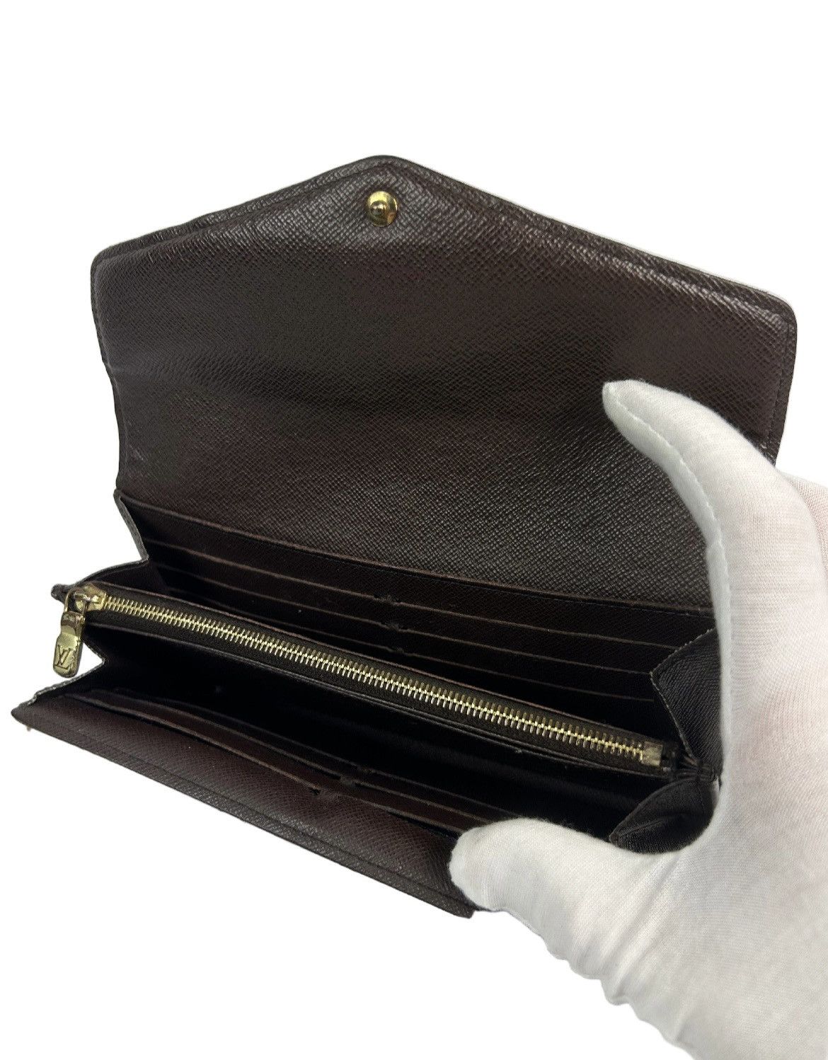 Louis Vuitton Louis Vuitton Damier Ebene Envelope Long Wallet Size ONE SIZE - 3 Thumbnail