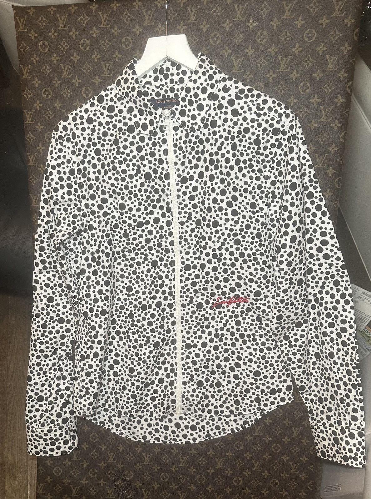 Louis Vuitton × Yayoi Kusama Infinity Dots Zip Up Long Sleeve Shirt Size US S / EU 44-46 / 1 - 3 Thumbnail