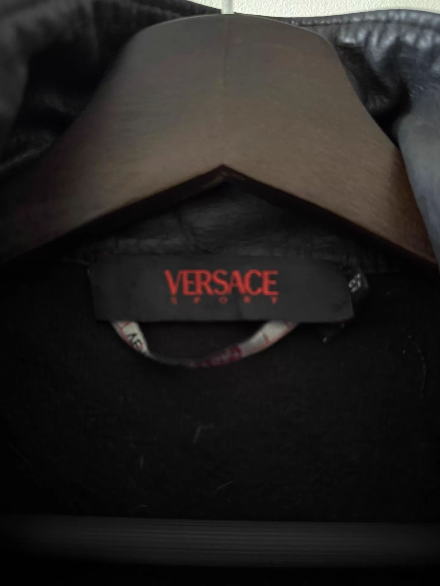 Versace Versace 00s Panelled Sheepskin Leather Pocket Jacket Size US M / EU 48-50 / 2 - 5 Thumbnail