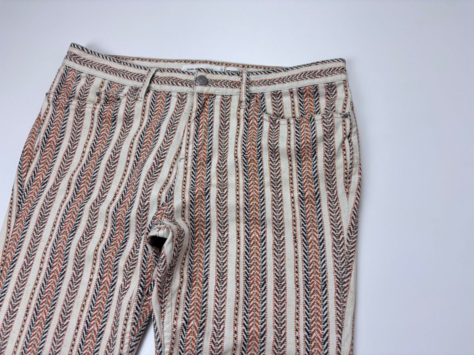 Isabel Marant Etoile Isabel Marant Etoile Chevron Striped Stretch Pants Size 44 Size 32" / US 10 / IT 46 - 2 Thumbnail