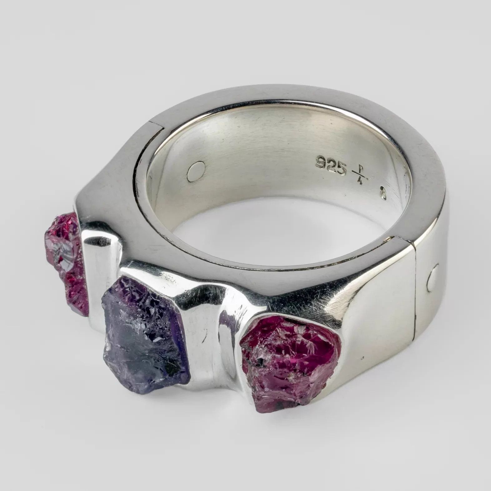 Parts Of Four Parts of Four New Red & Blue Gemstone Ring Size ONE SIZE - 7 Thumbnail