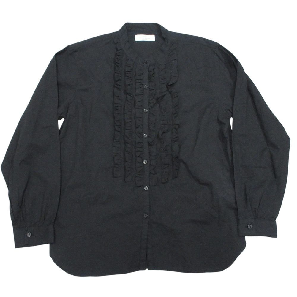 Other Other SOIL Frill Band Collar Long Sleeve Shirt Cotton Tops DUTY FREE for USA Size ONE SIZE - 1 Thumbnail