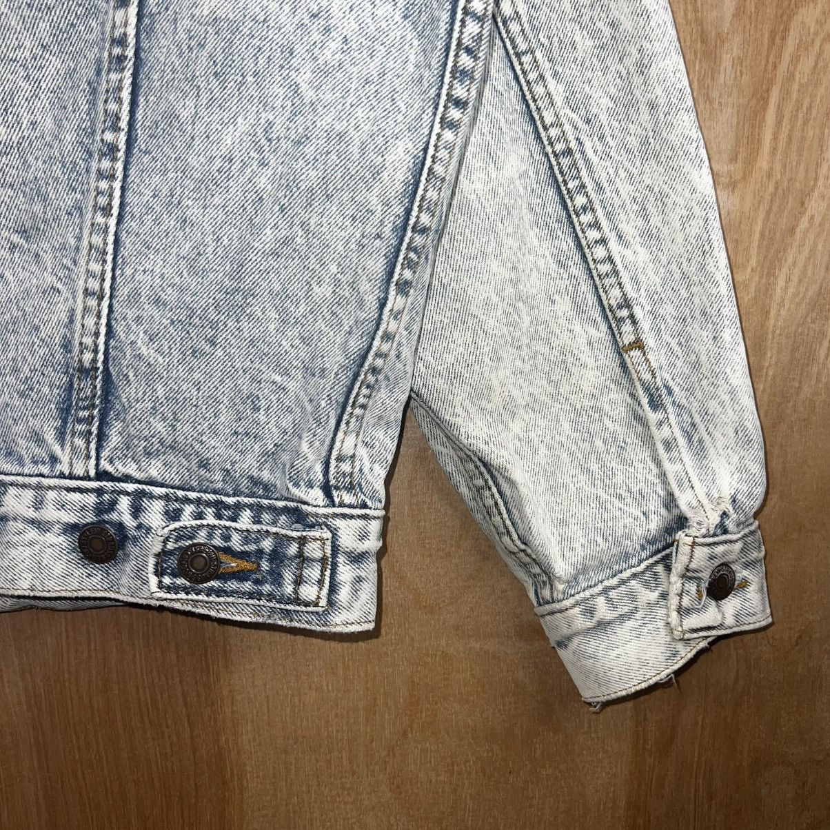 Levi's VINTAGE 70s LEVI’S TRUCKER JACKET DENIM USA MADE ACID WASH Size US M / EU 48-50 / 2 - 10 Thumbnail