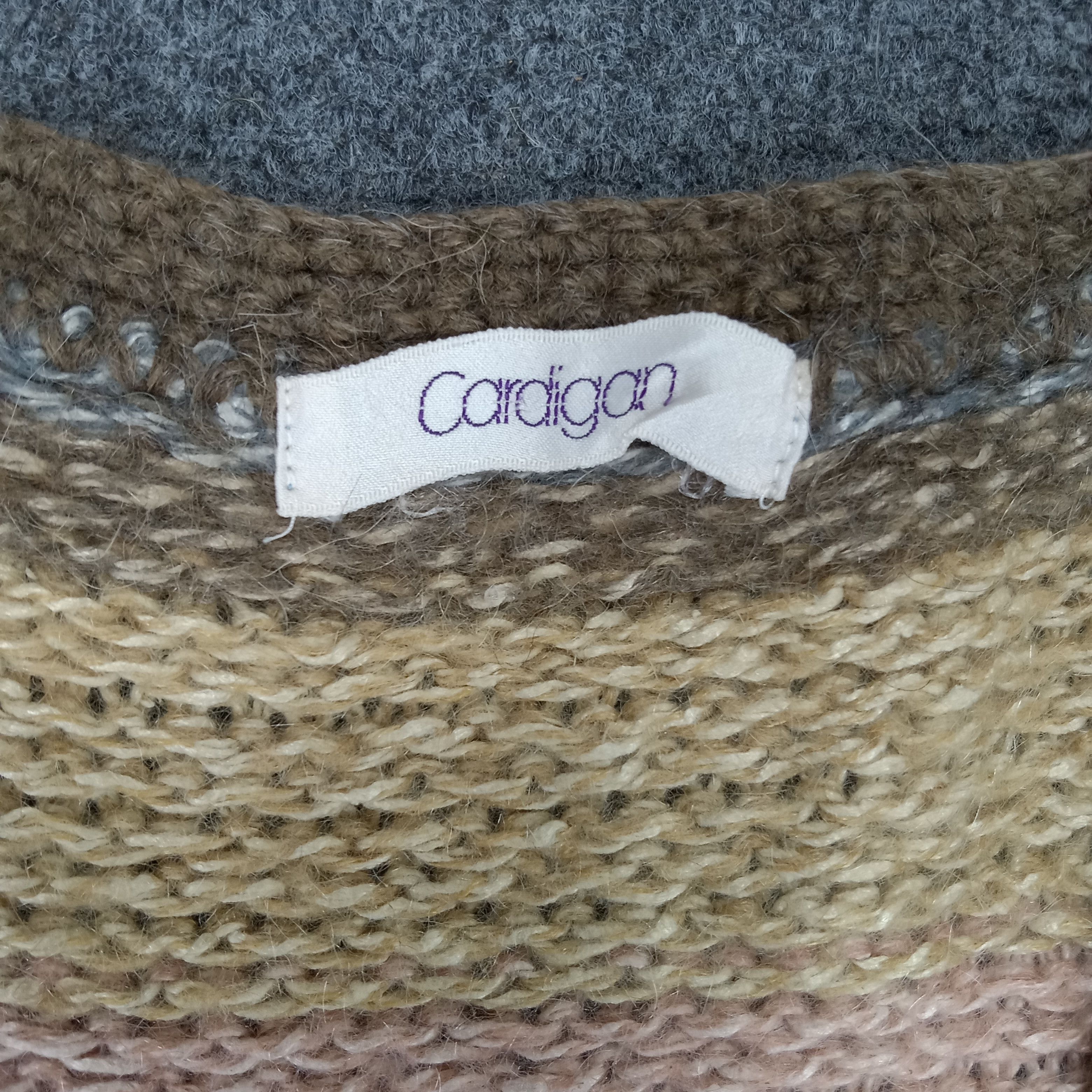 Vintage Cardigan Japanese Style Knitwear Sweater Size S / US 4 / IT 40 - 3 Thumbnail