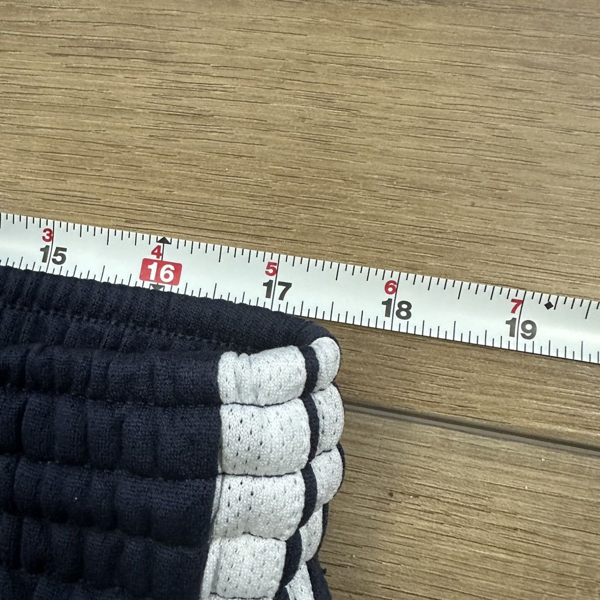 Nike Vintage 2000s Y2K Nike Navy Striped Wide Leg Track Pants Size US 35 - 8 Thumbnail
