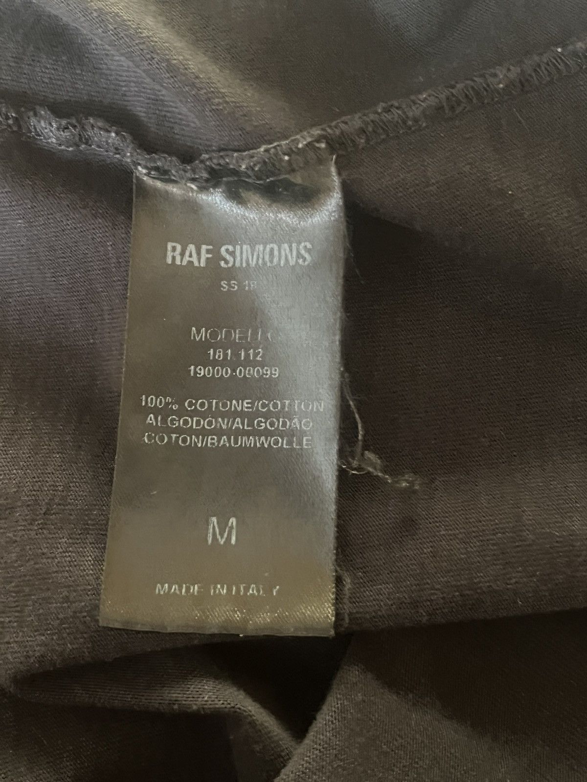 Raf Simons SOLD joy division tee Size US M / EU 48-50 / 2 - 5 Thumbnail