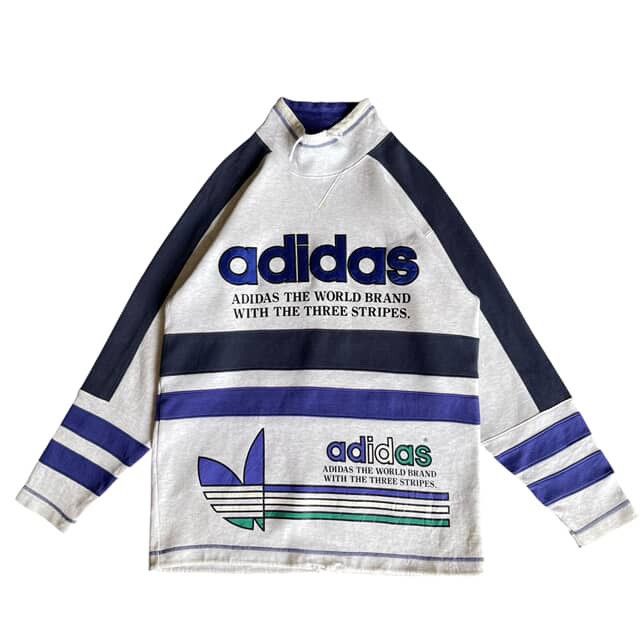 Adidas Three stripes adidas big logo vintage Size US L / EU 52-54 / 3 - 2 Thumbnail