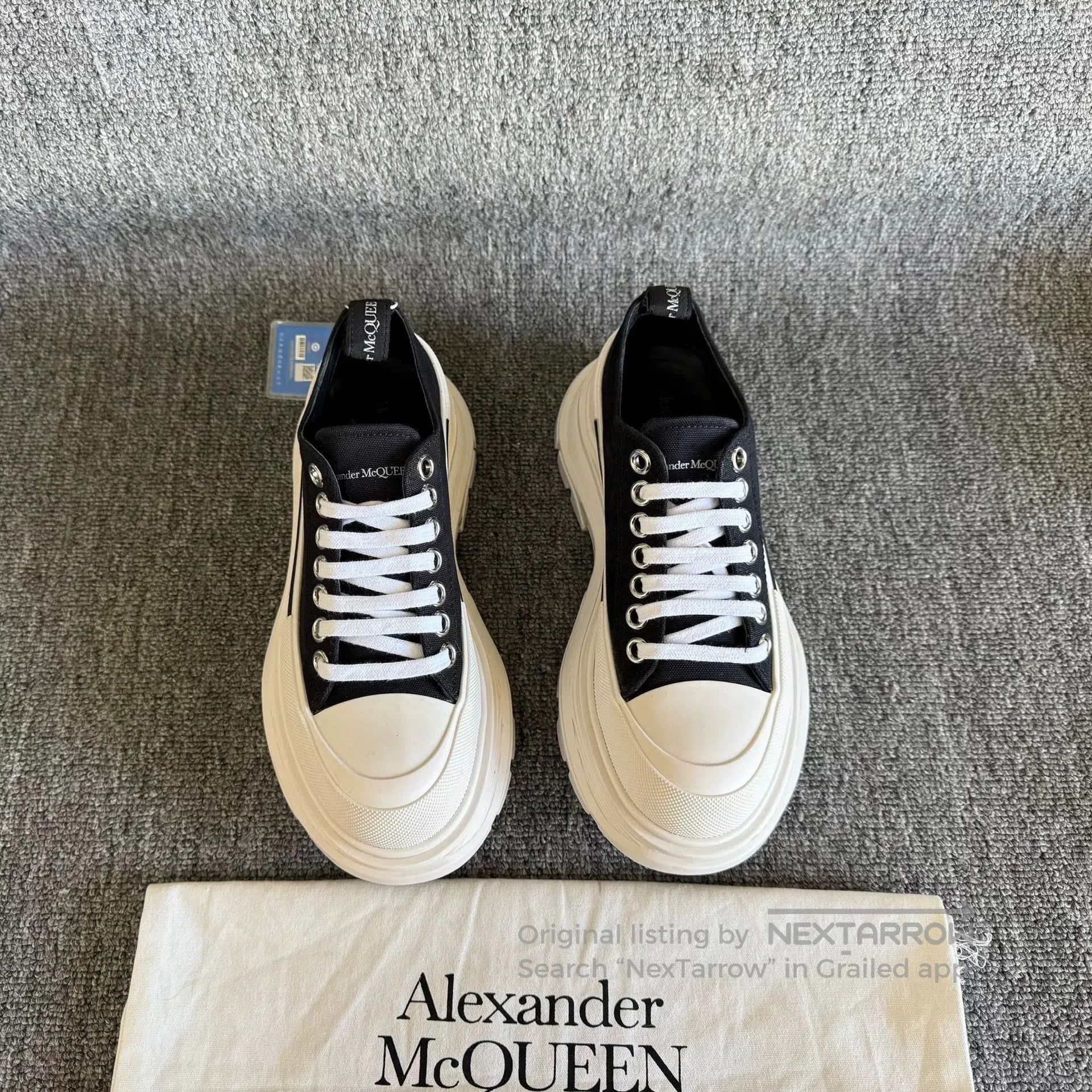 Alexander McQueen Alexander McQueen Platform Canvas Shoes. Size US 6 / IT 36 - 2 Thumbnail