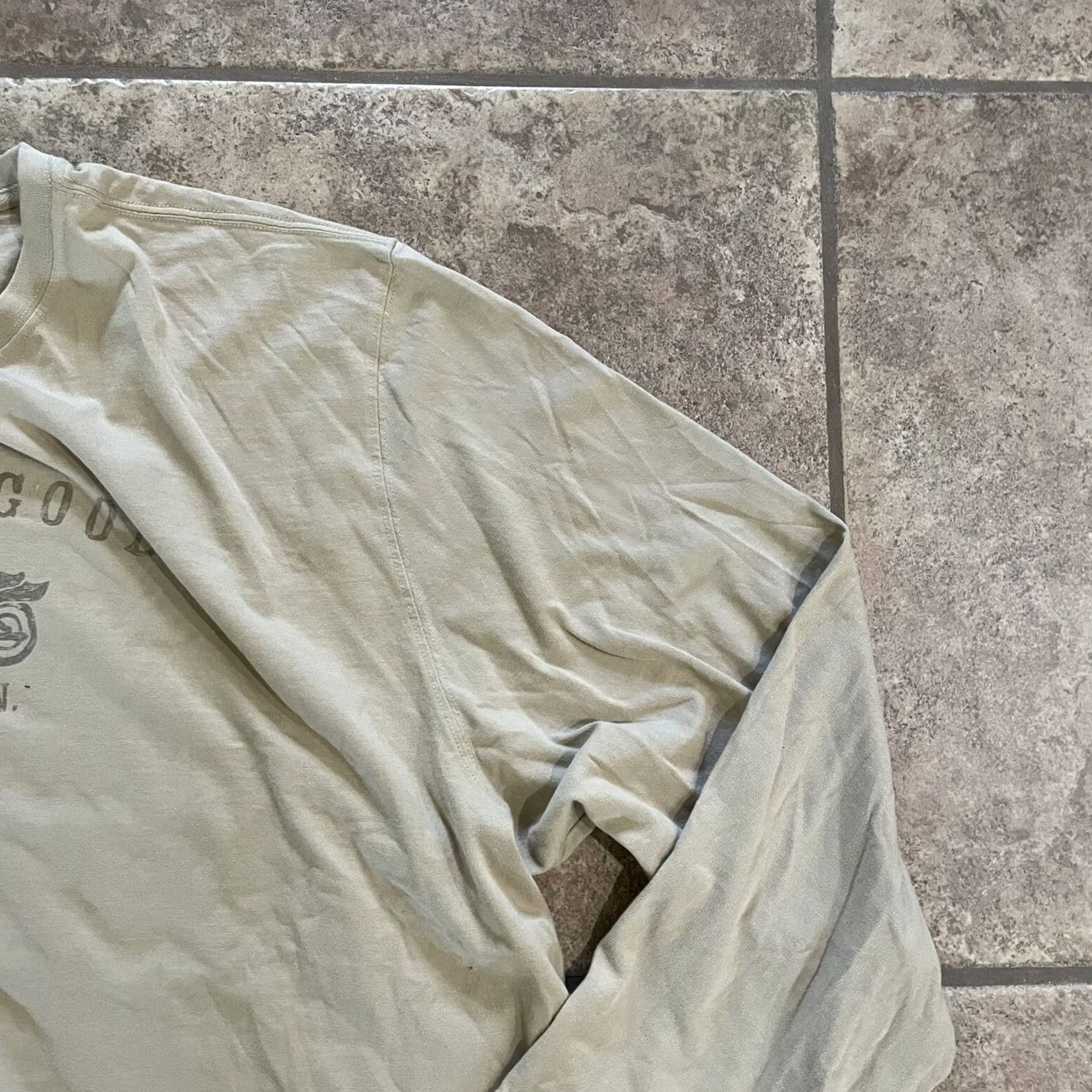Life is Good Life Is Good Long Sleeve Beige Mens XXL Shirt Size US XXL / EU 58 / 5 - 4 Thumbnail