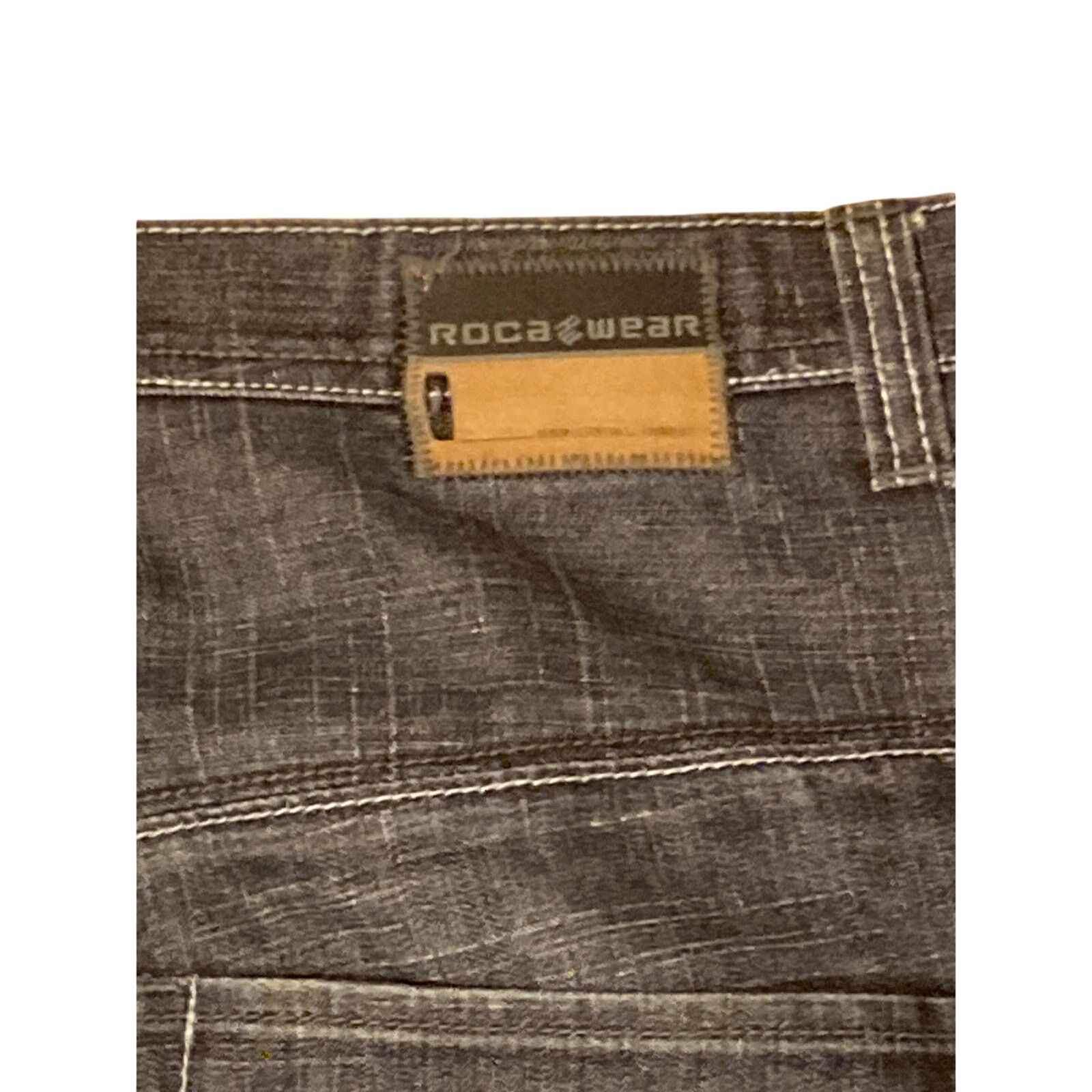 Rocawear Rocawear 38x34L Dark Wash Baggy Jeans Mens Y2K Denim Pants Size US 38 / EU 54 - 9 Thumbnail