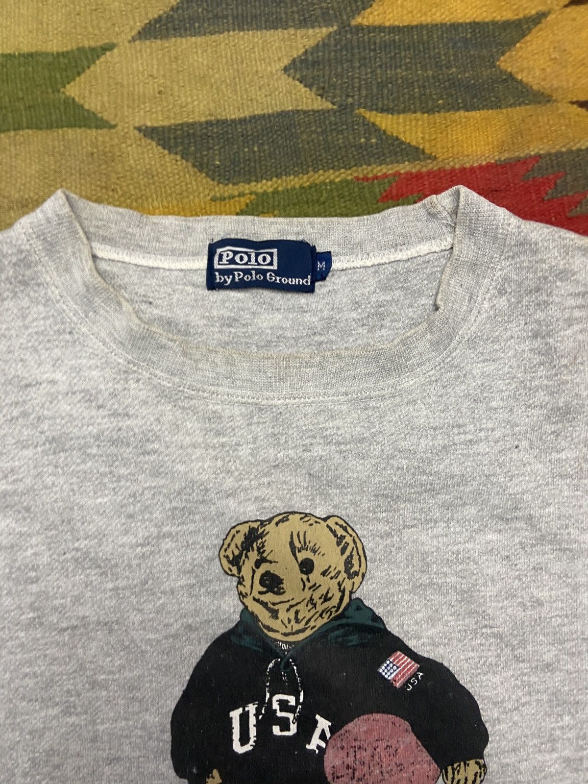 Polo Ralph Lauren × Vintage 🔥NEED GONE🔥 VINTAGE POLO BEAR USA by Ralph Laurend Size US L / EU 52-54 / 3 - 3 Thumbnail