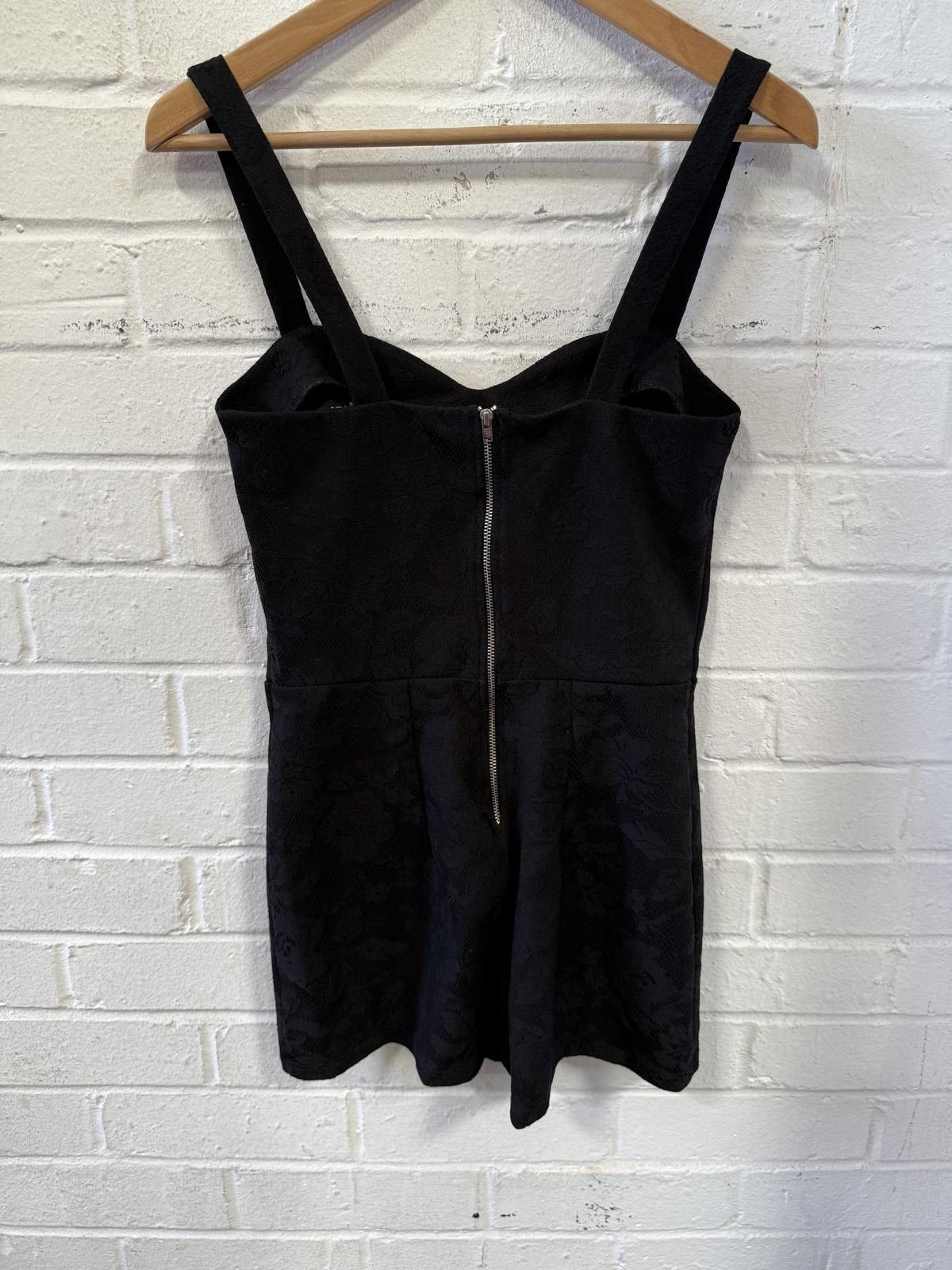 Designer Elegant Black Floral Jumpsuit Size XS / US 0-2 / IT 36-38 - 4 Thumbnail