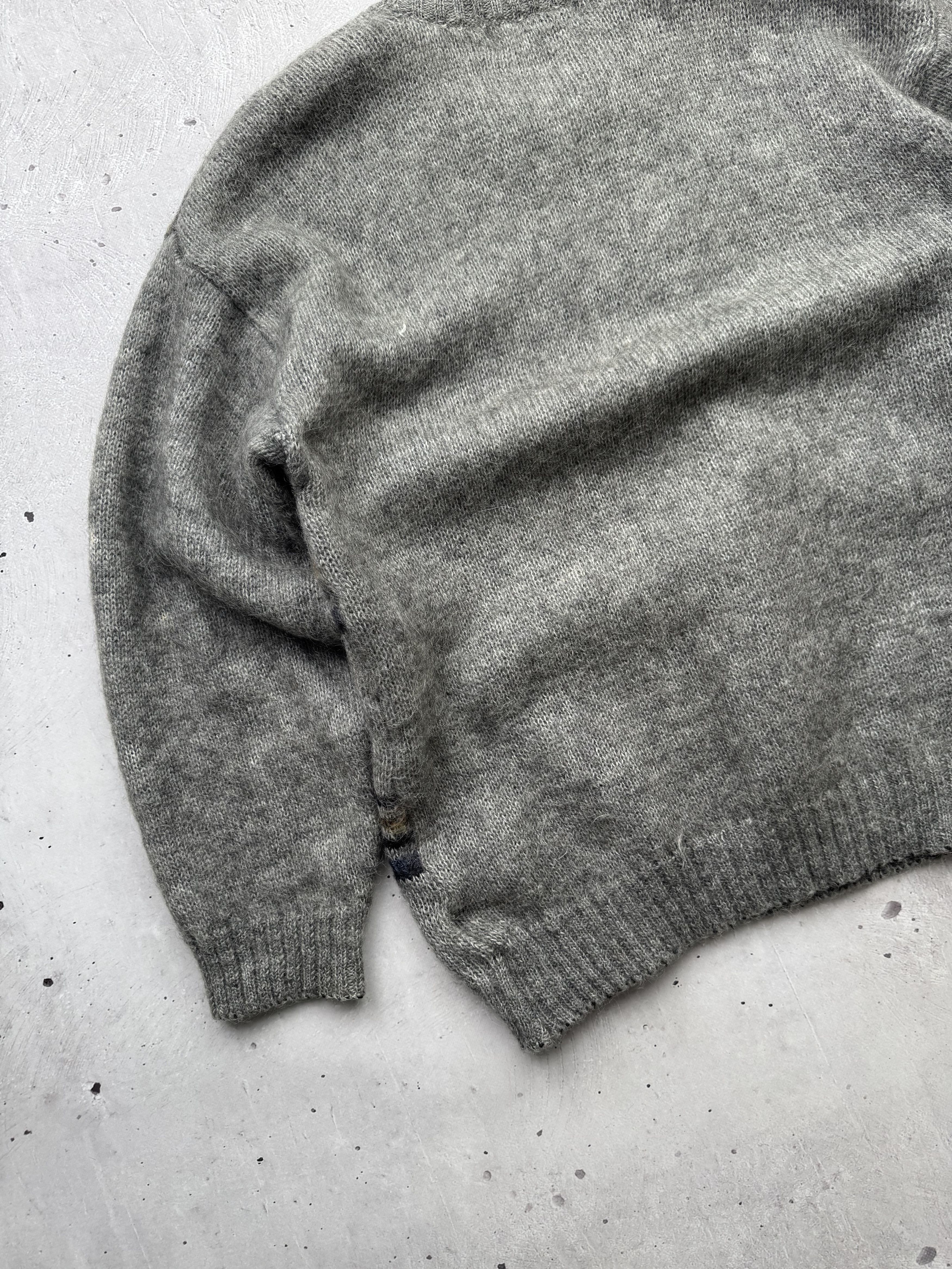 Vintage Casablanca Vintage Mohair Distressed Sweater Size US XL / EU 56 / 4 - 12 Thumbnail