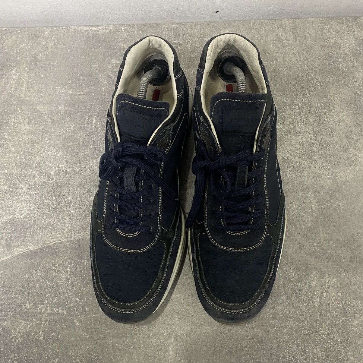 Prada Prada Suede Sneakers Low Top Size US 9.5 / EU 42-43 - 3 Thumbnail