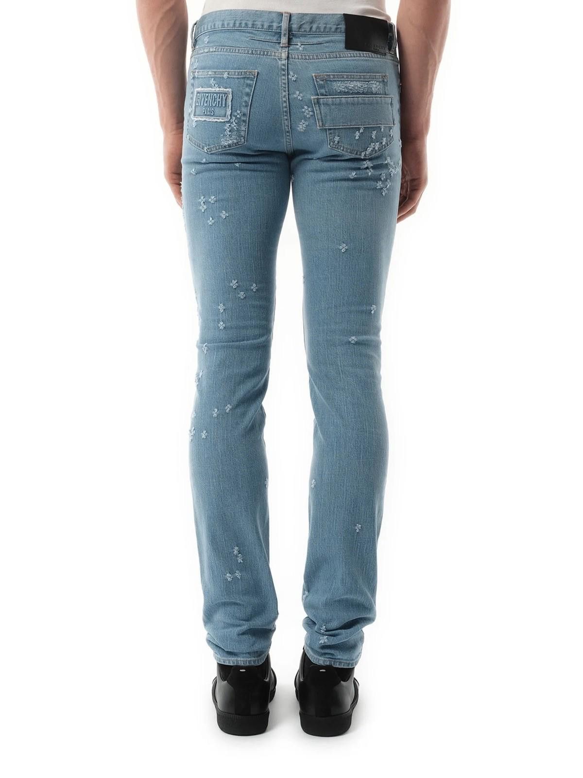 Givenchy new Givenchy mens denim jeans blue distressed 29 podium Size US 29 - 2 Thumbnail
