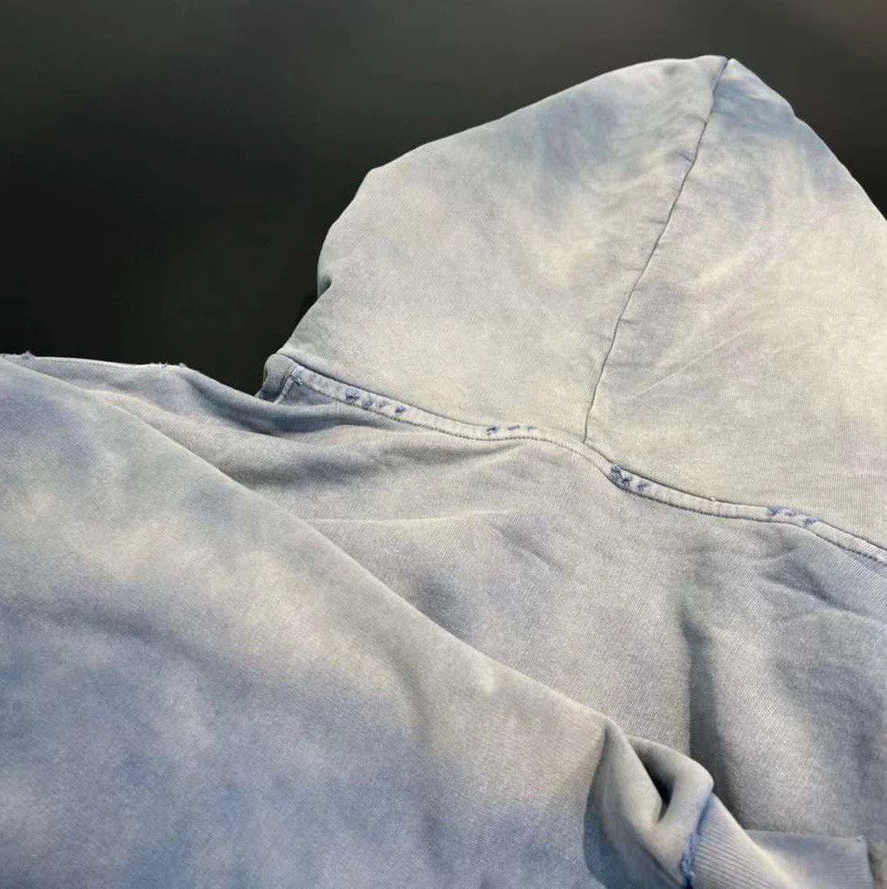 Balenciaga o1la1rc1a1224 Be Kind Round Hoodie in Blue/White Size US S / EU 44-46 / 1 - 4 Thumbnail