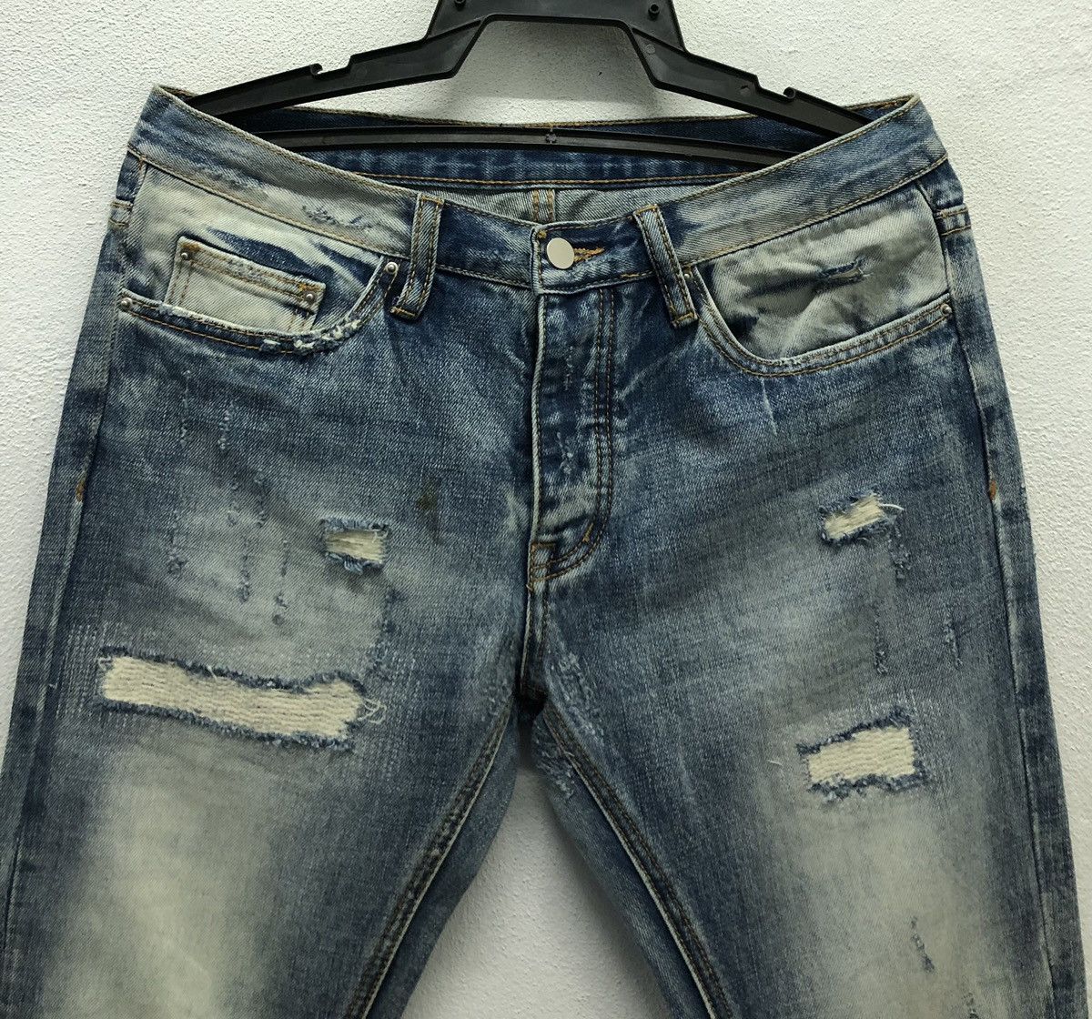 Vintage Vintage mnml Denim Pants Size US 33 - 3 Thumbnail