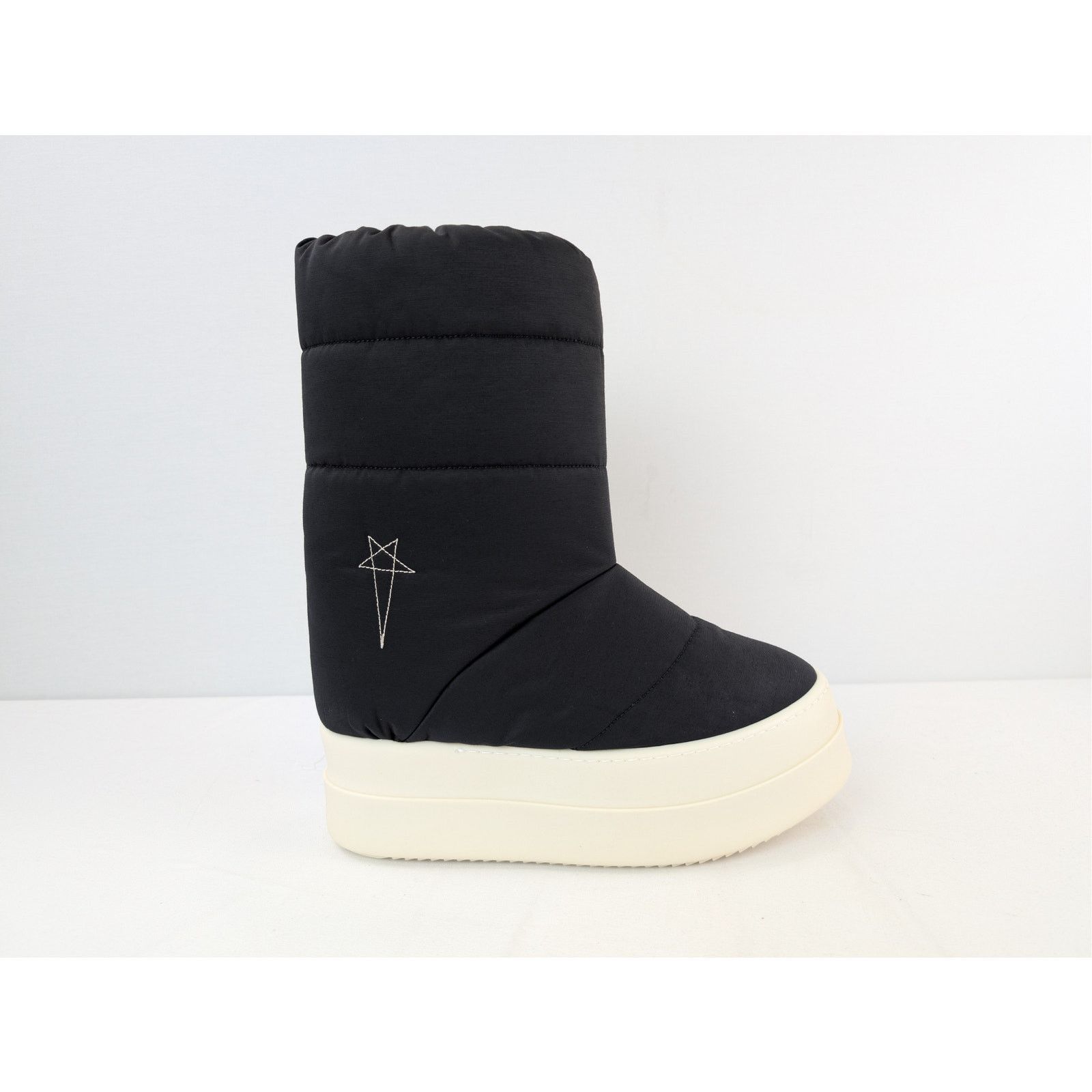 Rick Owens Drkshdw o1rshd1 Mega Bumper Lunar Boots in Black/White Size US 9.5 / EU 42-43 - 4 Thumbnail