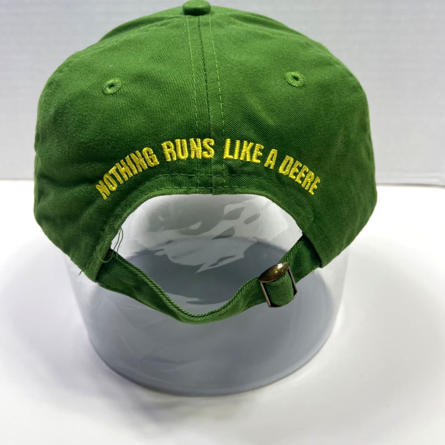 John Deere John Deere Owners Edition Hat Green Adjustable Strap Back Baseball Cap Men One Size Size ONE SIZE - 5 Thumbnail