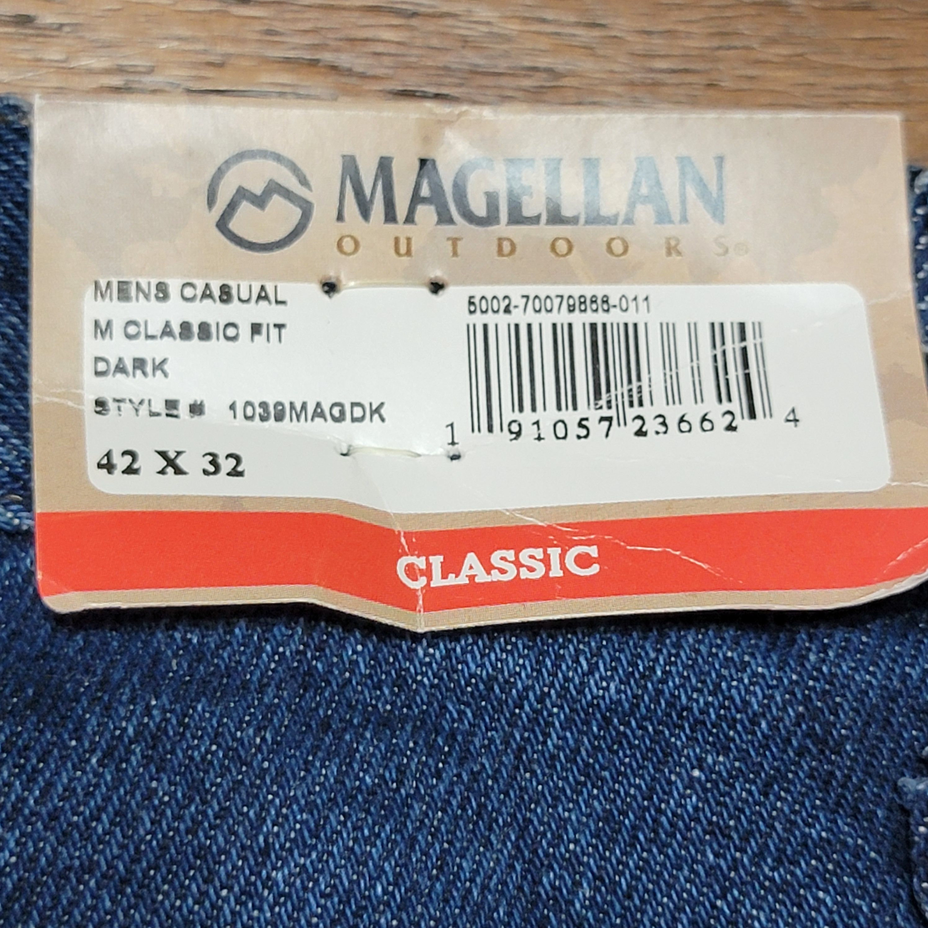 Other Magellan Classic Fit Denim Jeans - Size 42 X 32 NWT Size US 42 / EU 58 - 7 Thumbnail