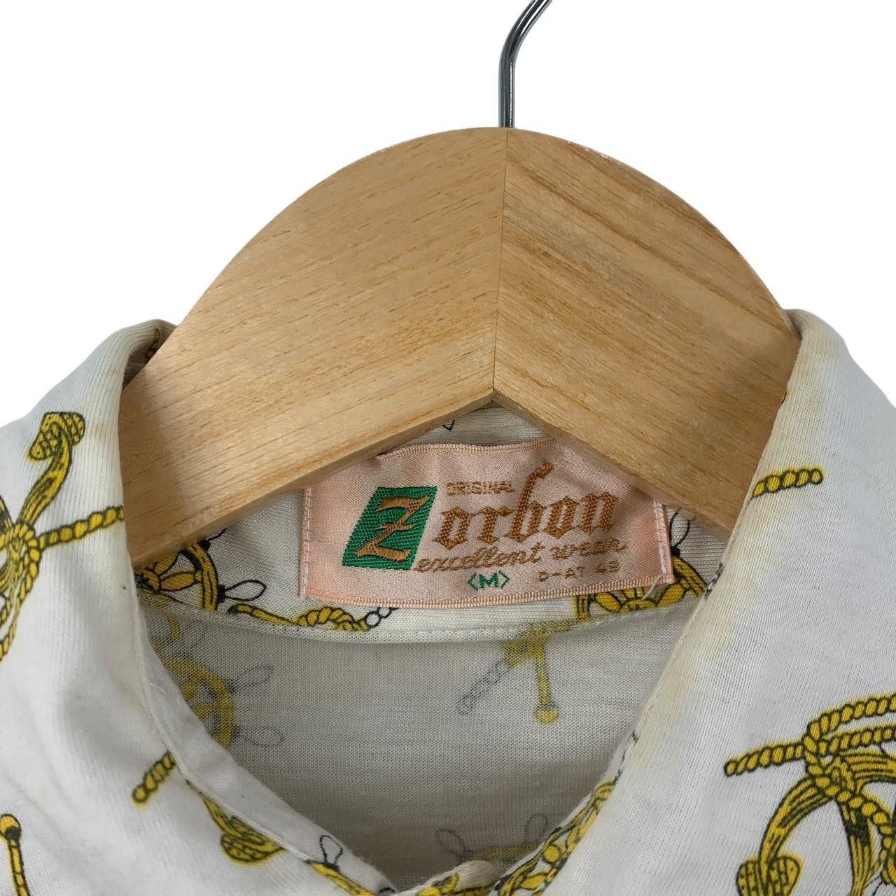 Vintage Vintage 80’ ZORBON PARIS BAROQUE Polo Tee Shirt Size US M / EU 48-50 / 2 - 3 Thumbnail
