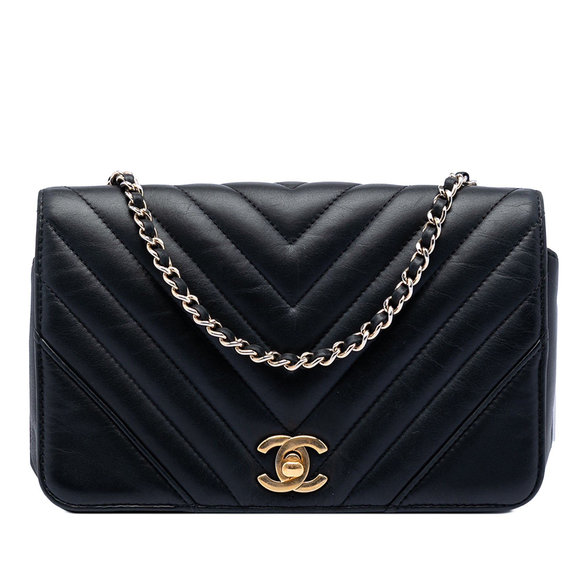 Chanel Mini Chevron Calfskin Statement Flap Size ONE SIZE - 1 Thumbnail