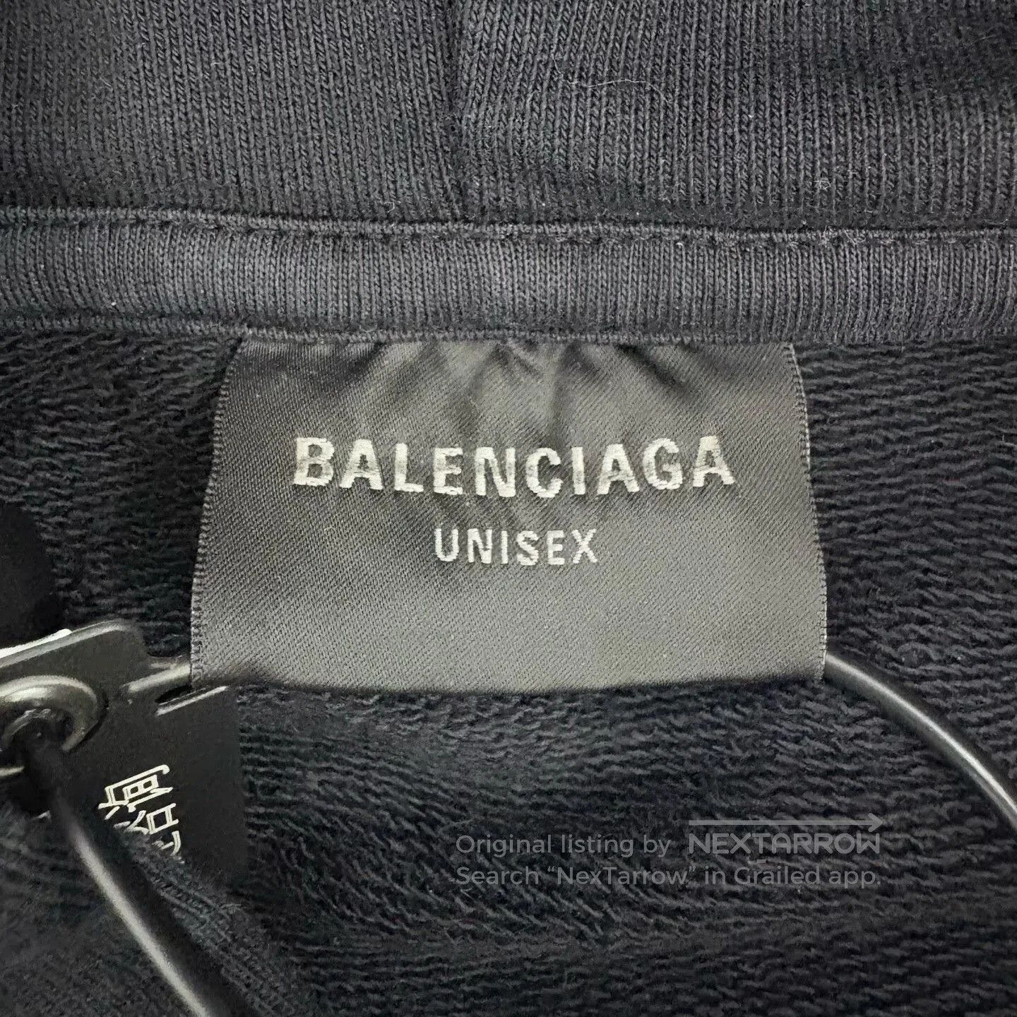 Balenciaga balenciaga logo print black hoodie sweatshirt. Size US L / EU 52-54 / 3 - 3 Thumbnail
