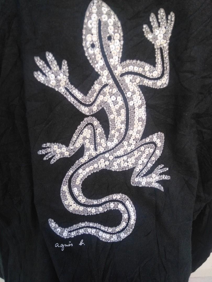 agnes b. Agnes b. Homme Sequin Lizard LS Tee Size US S / EU 44-46 / 1 - 3 Thumbnail