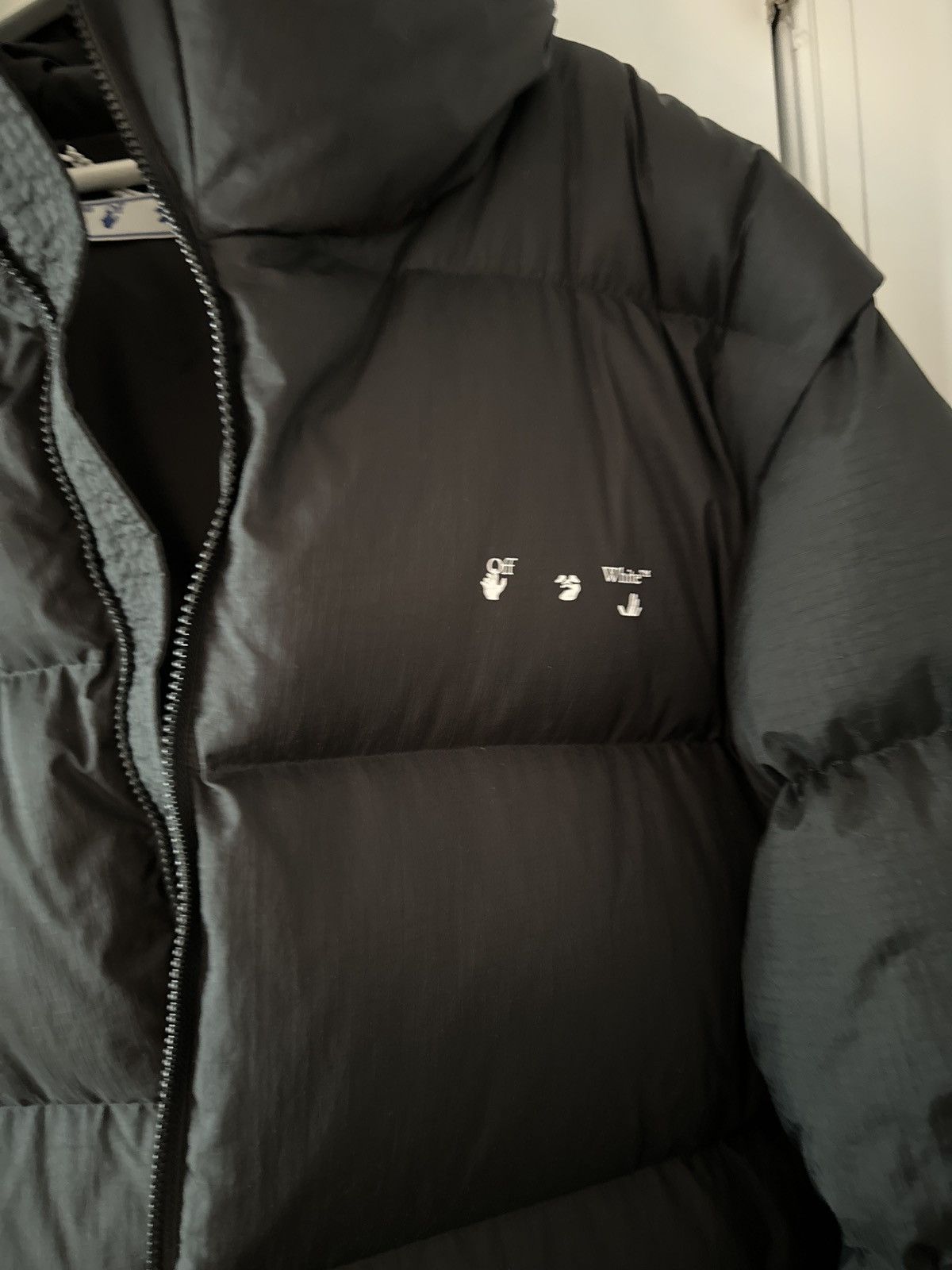 Off-White Off-White Down-Feather Puffer Mid-Length Coat Size US M / EU 48-50 / 2 - 9 Thumbnail