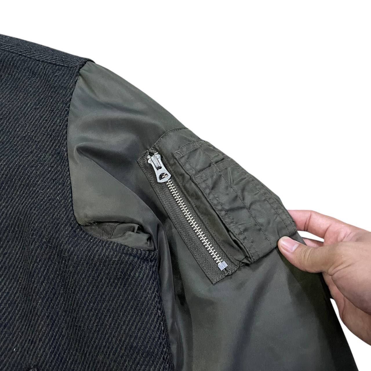 Japanese Brand Inherit Wool Bomber Jacket Camo Quilted Size US M / EU 48-50 / 2 - 5 Thumbnail
