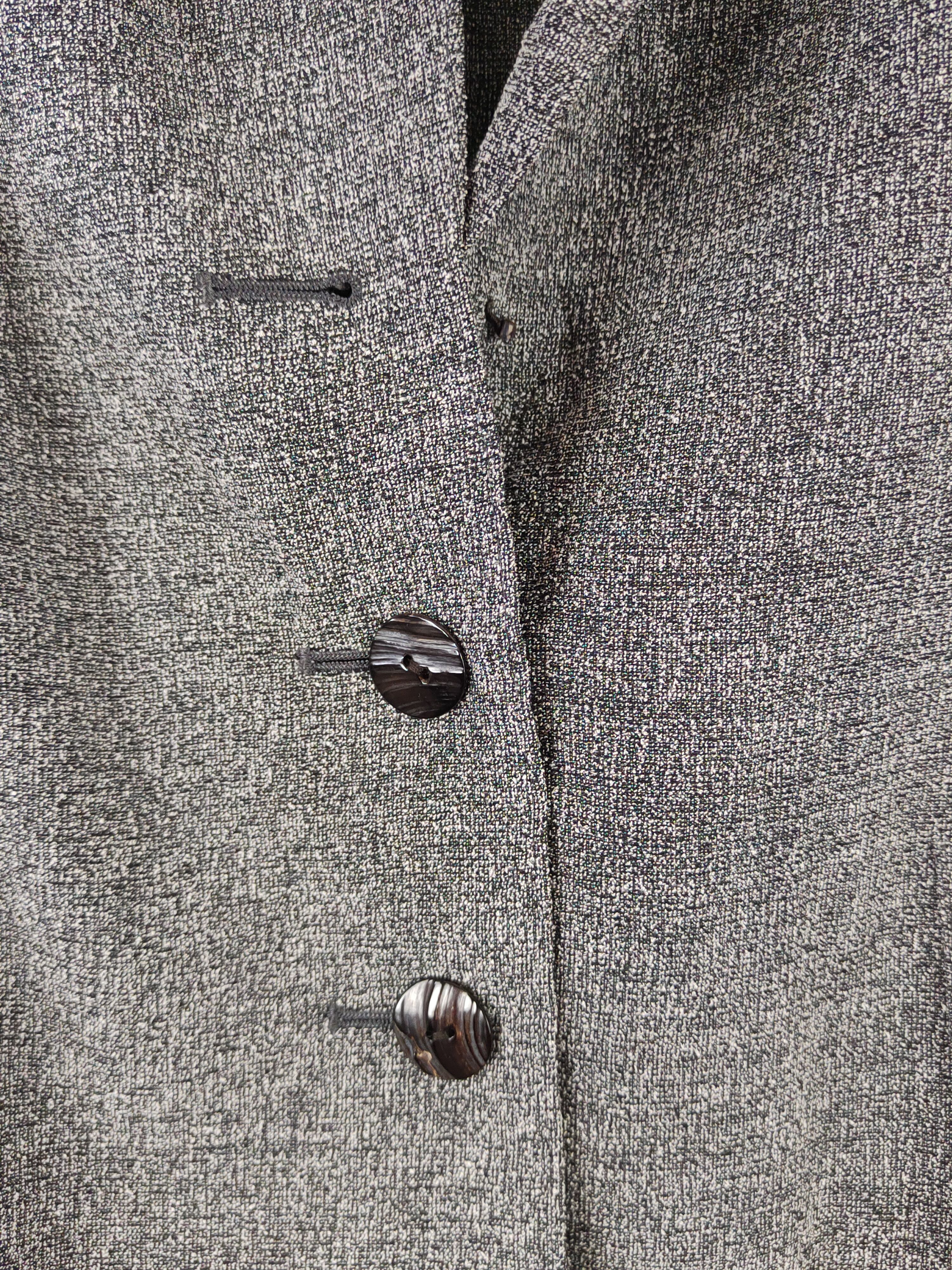 Japanese Brand × Vintage Retro Design 💥 Loran Dark Gray Blazers Jacket Size M / US 6-8 / IT 42-44 - 3 Thumbnail