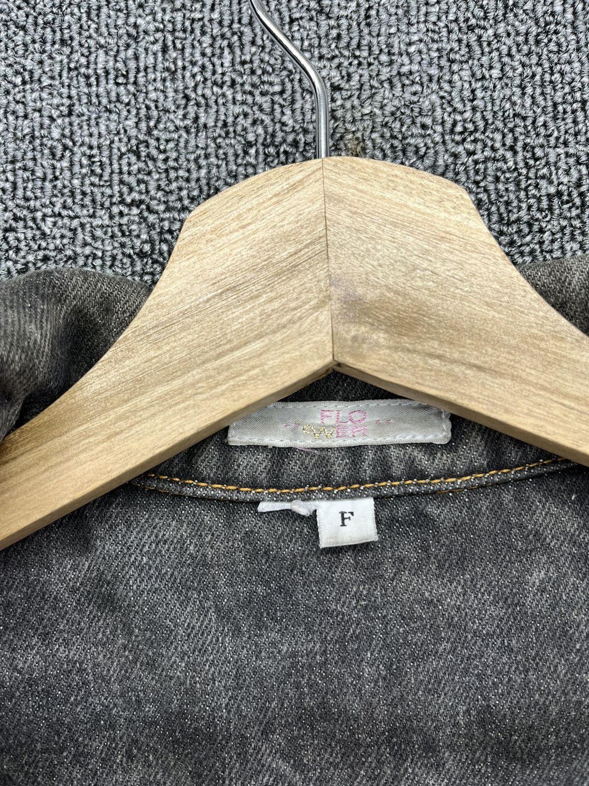 Japanese Brand Vintage Japanese Flower Denim Cardigan Jacket Size M / US 6-8 / IT 42-44 - 7 Thumbnail