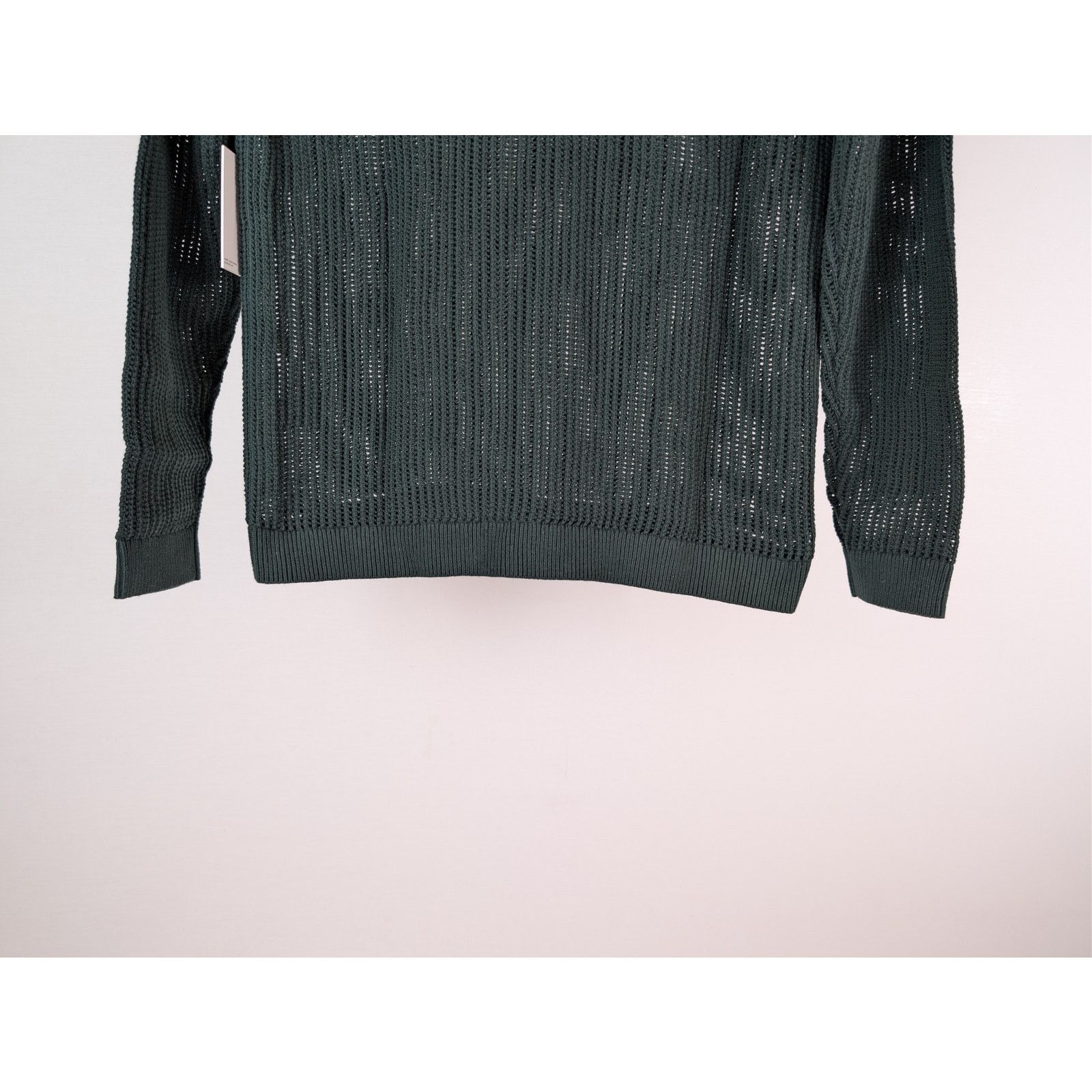 Aime Leon Dore o1rshd1 Long Sleeve Mesh Polo Shirt in Scarab Green Size US S / EU 44-46 / 1 - 12 Thumbnail