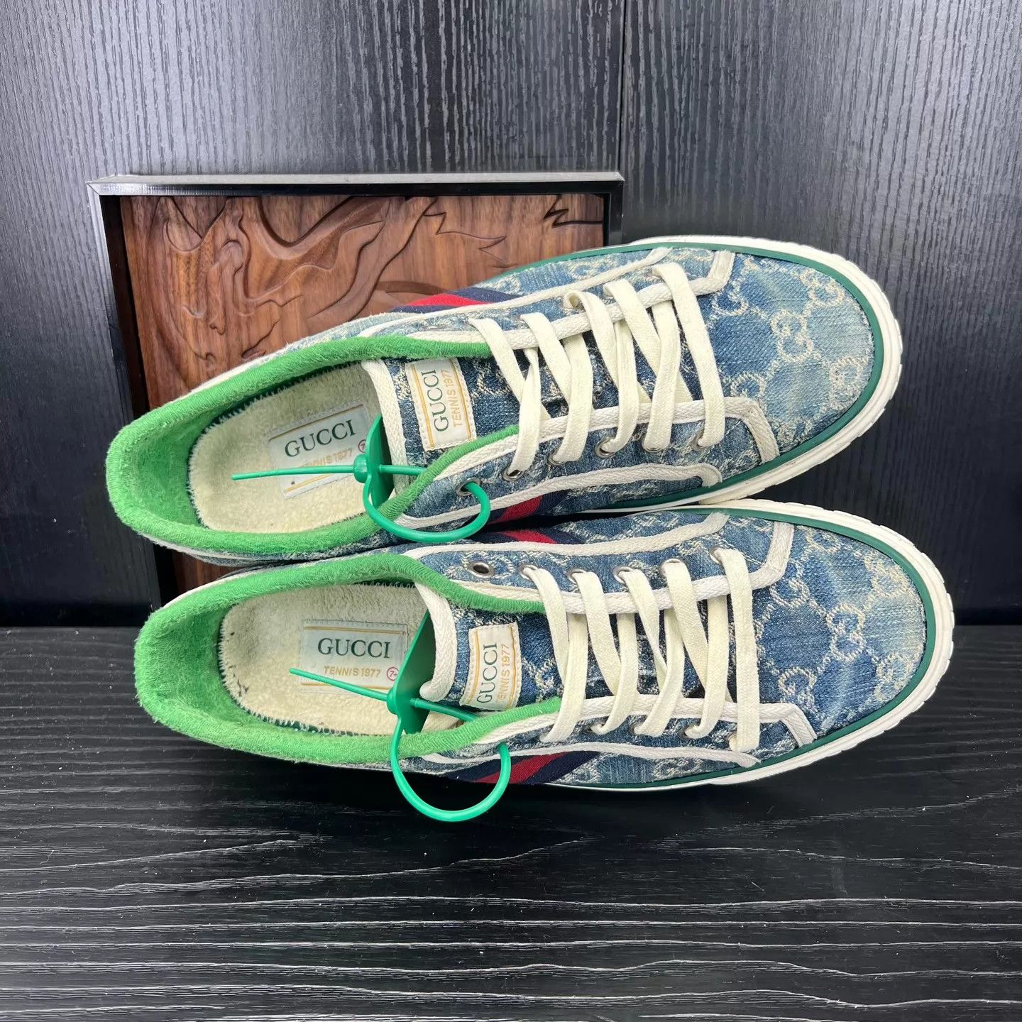 Gucci Gucci 1977 Blue Denim 7.5 Color Fading Size US 8.5 / EU 41-42 - 6 Thumbnail