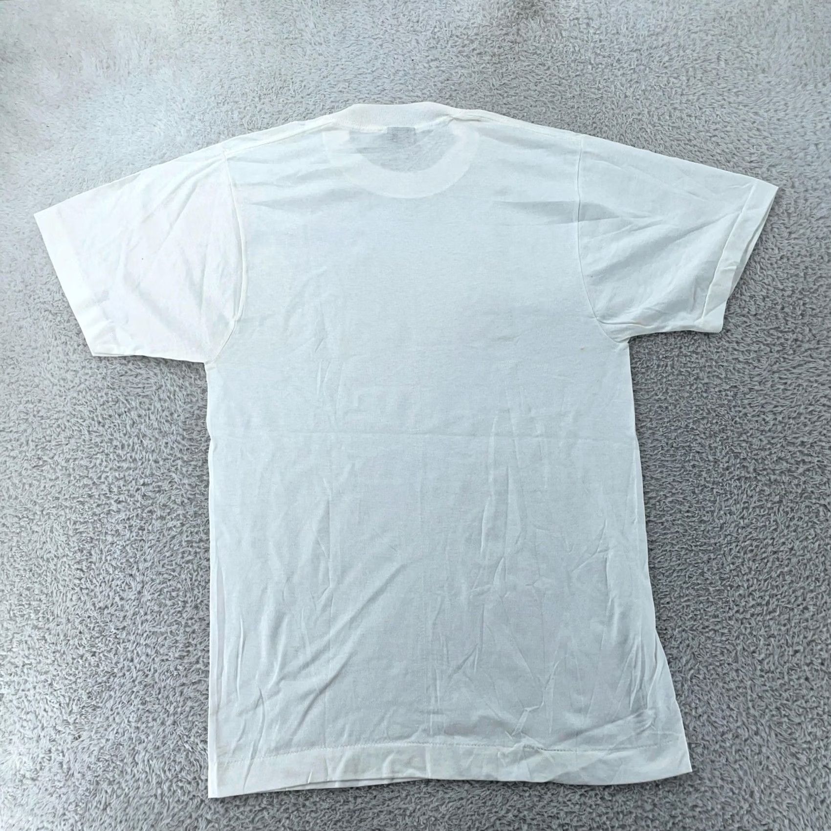 Vintage VINTAGE B.V.D Shirt Mens S White Cotton Crewneck 90s Undershirt Solid Size US S / EU 44-46 / 1 - 5 Thumbnail