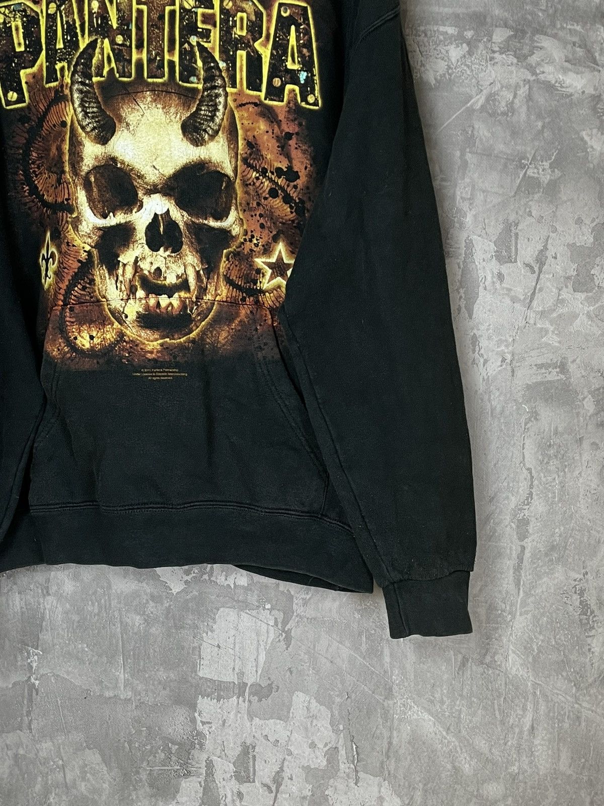 Band Tees × Vintage Vintage Pantera Unscarred Graphic Logo Print Black Hoodie Size US L / EU 52-54 / 3 - 6 Thumbnail