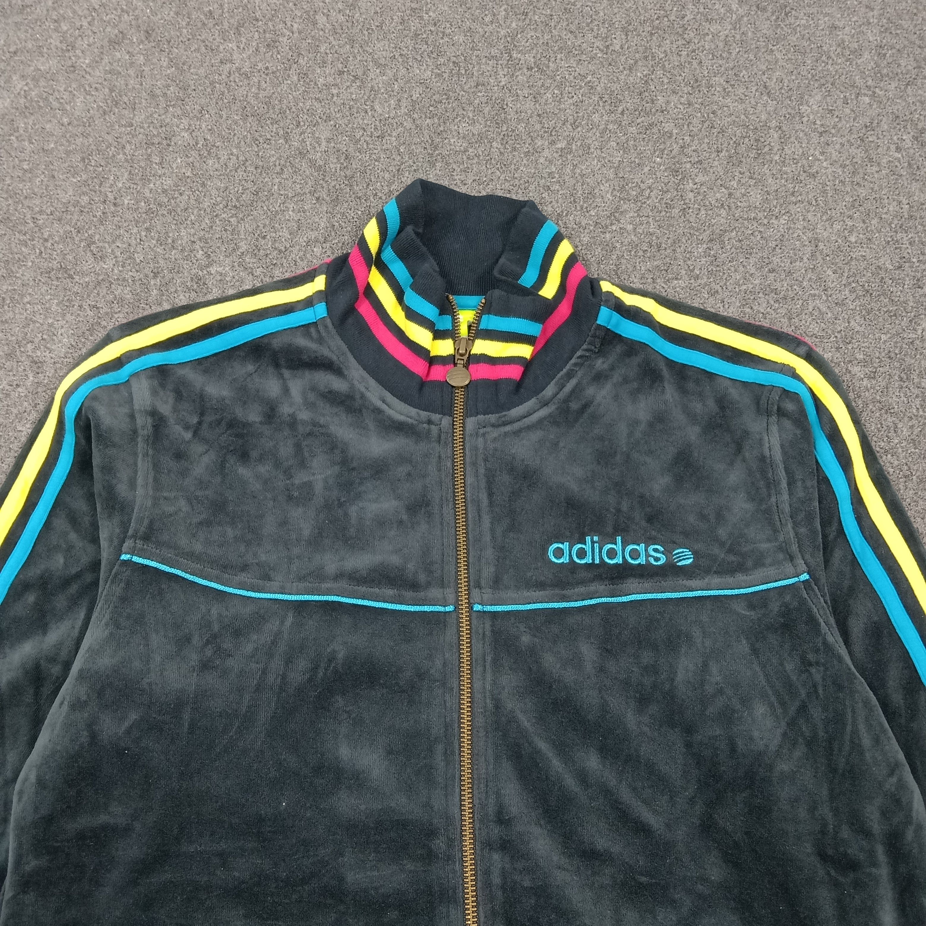 Adidas Adidas NEO Track Velvet Sweater Jacket C283N12 Size US S / EU 44-46 / 1 - 2 Thumbnail