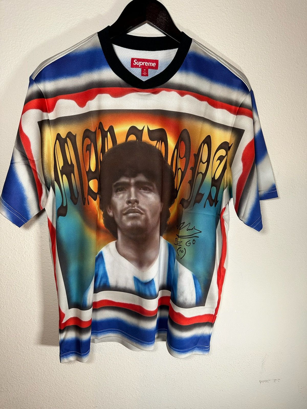 Supreme Supreme Maradona Soccer Jersey | Grailed