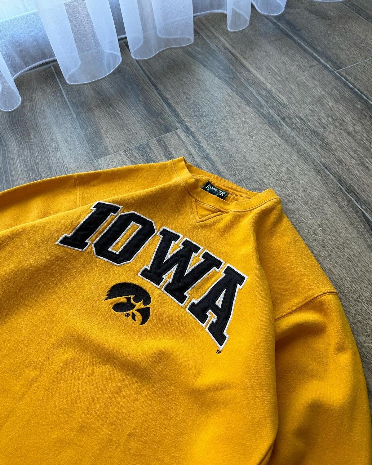 Vintage Vintage IOWA big logo collage sweatshirt mens Size US L / EU 52-54 / 3 - 2 Thumbnail