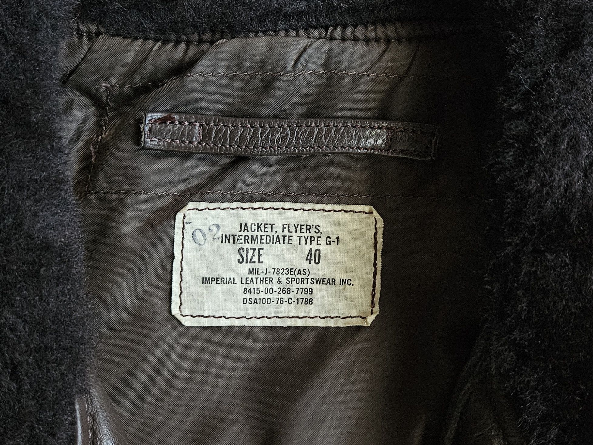 Other Vintage 1976 USN G-1 Flight Jacket Size US M / EU 48-50 / 2 - 2 Thumbnail