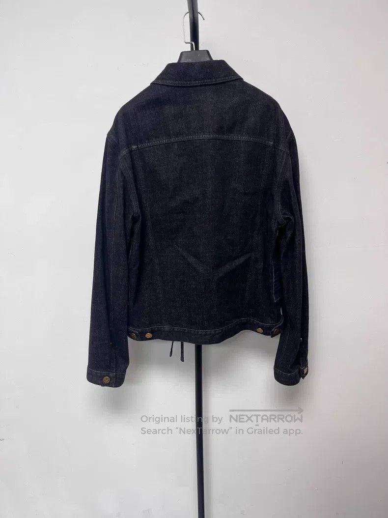 Louis Vuitton Bow color-block single-breasted denim jacket