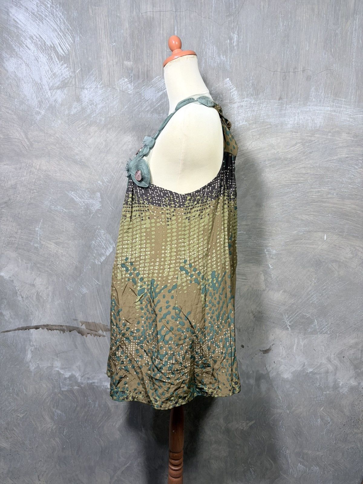 Japanese Brand Annarita N Women Midi Dress Size M / US 6-8 / IT 42-44 - 5 Thumbnail