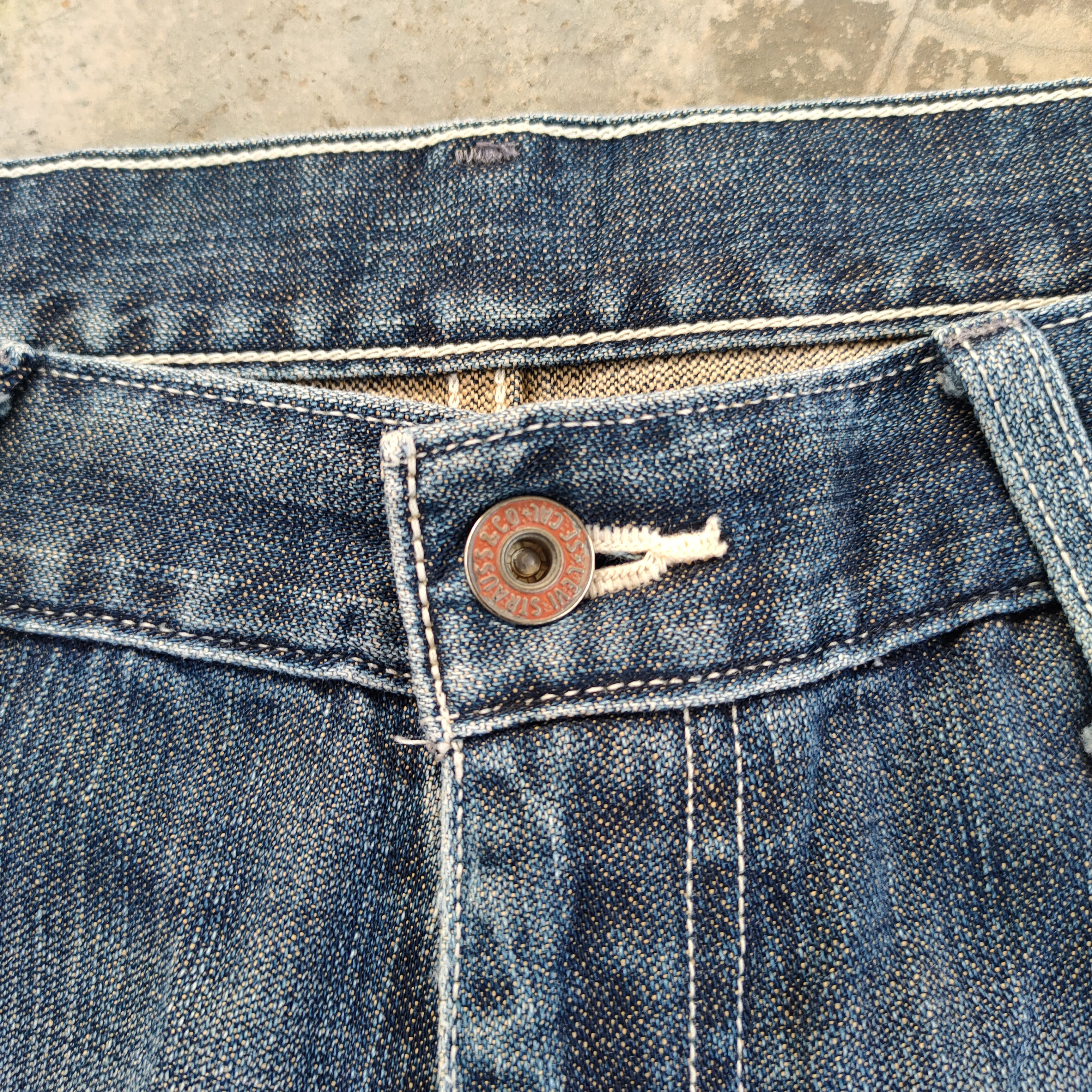 Levi's Vintage Clothing VINTAGE LEVI'S 503 FADED DISTRESSED JEAN DENIM PANTS Size US 36 / EU 52 - 6 Thumbnail