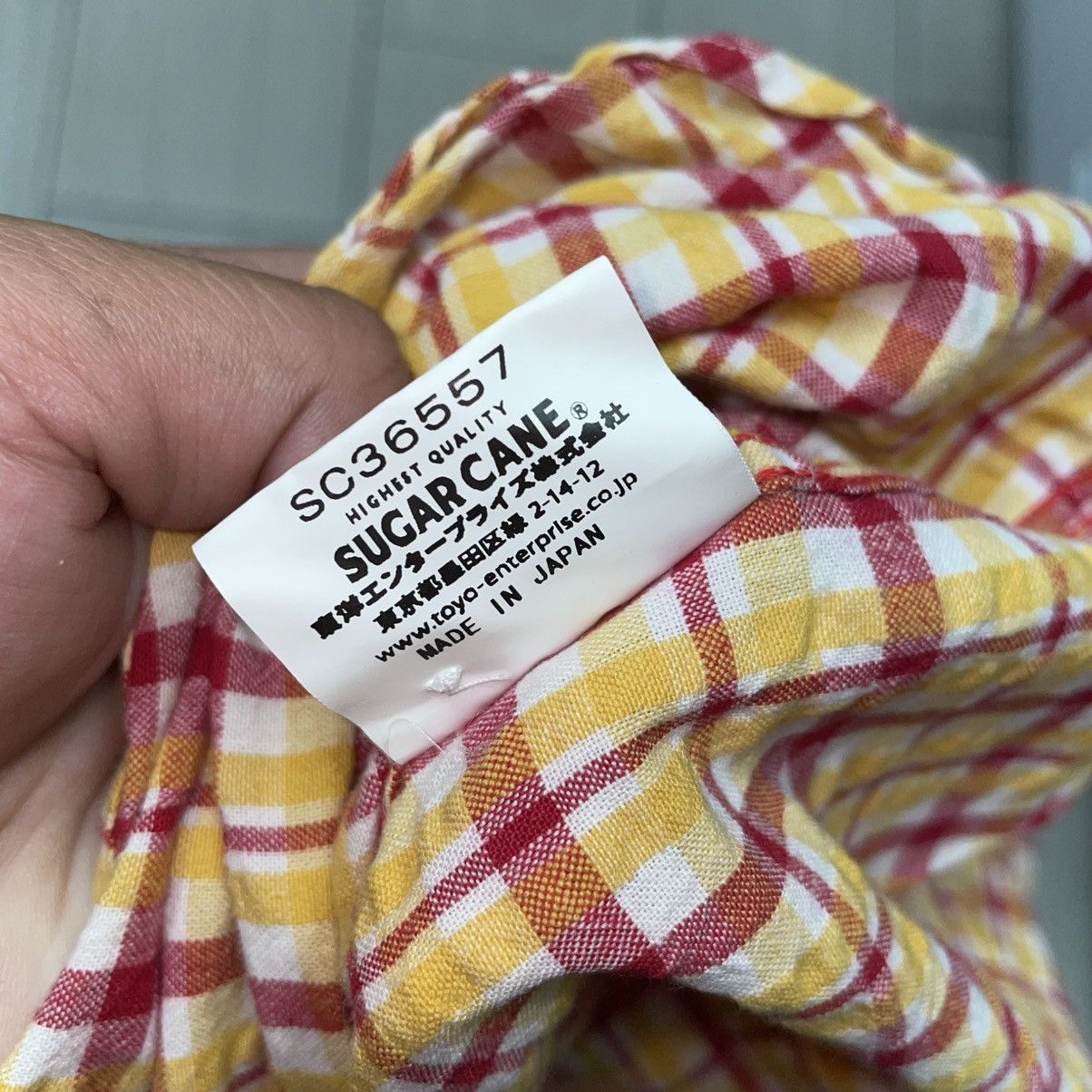 Sugar Cane Sugar Cane Plaid Button Up Size US XL / EU 56 / 4 - 4 Thumbnail