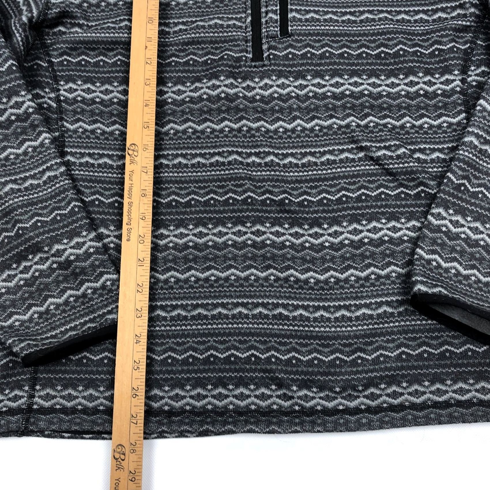 The North Face The North Face Men's Gray Fair Isle Aztec 1/4 Zip Fleece Jacket L Size US L / EU 52-54 / 3 - 6 Thumbnail
