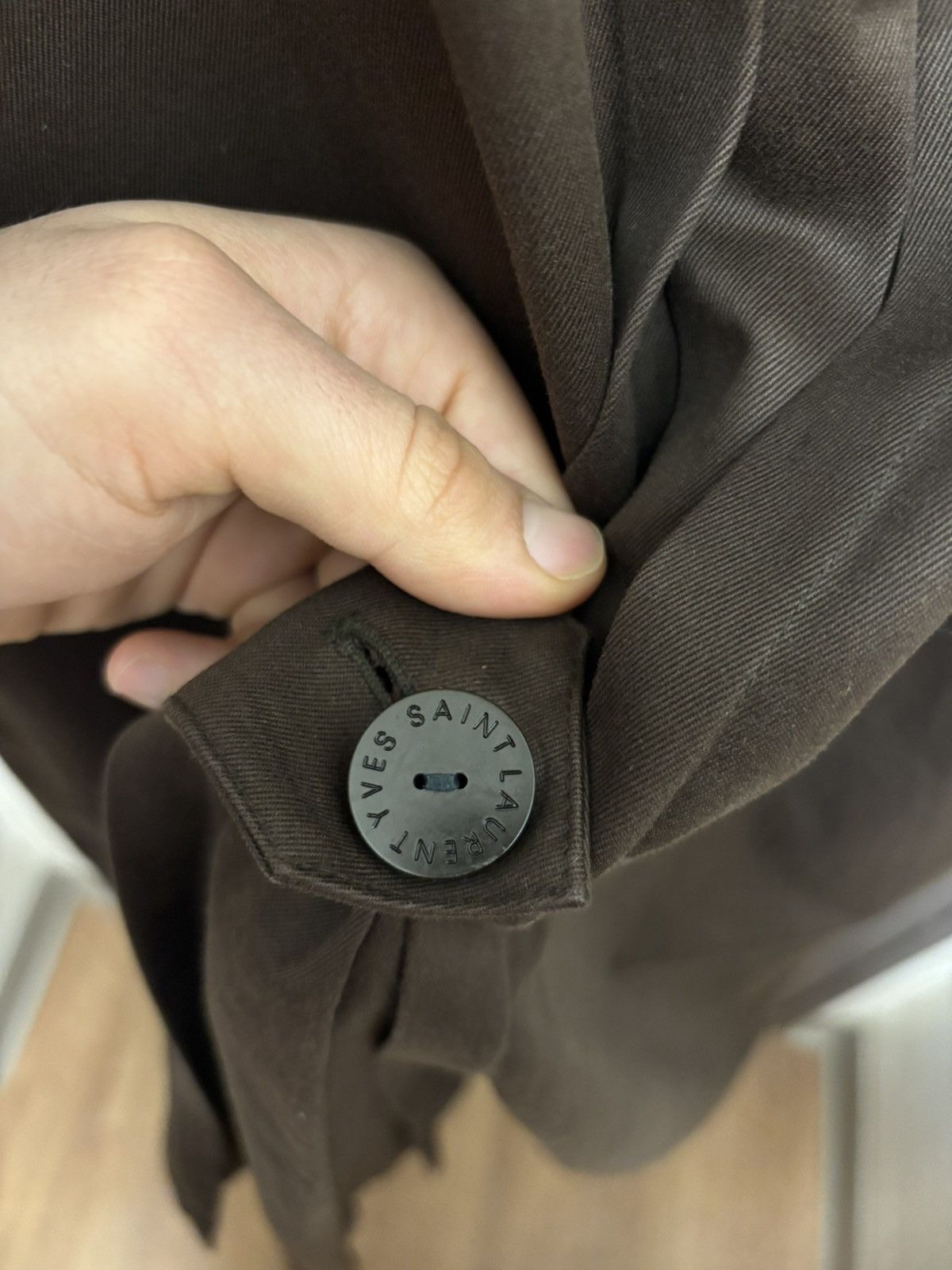 Yves Saint Laurent Yves Saint Laurent Fourrures Lined Trench Coat Size US L / EU 52-54 / 3 - 9 Thumbnail