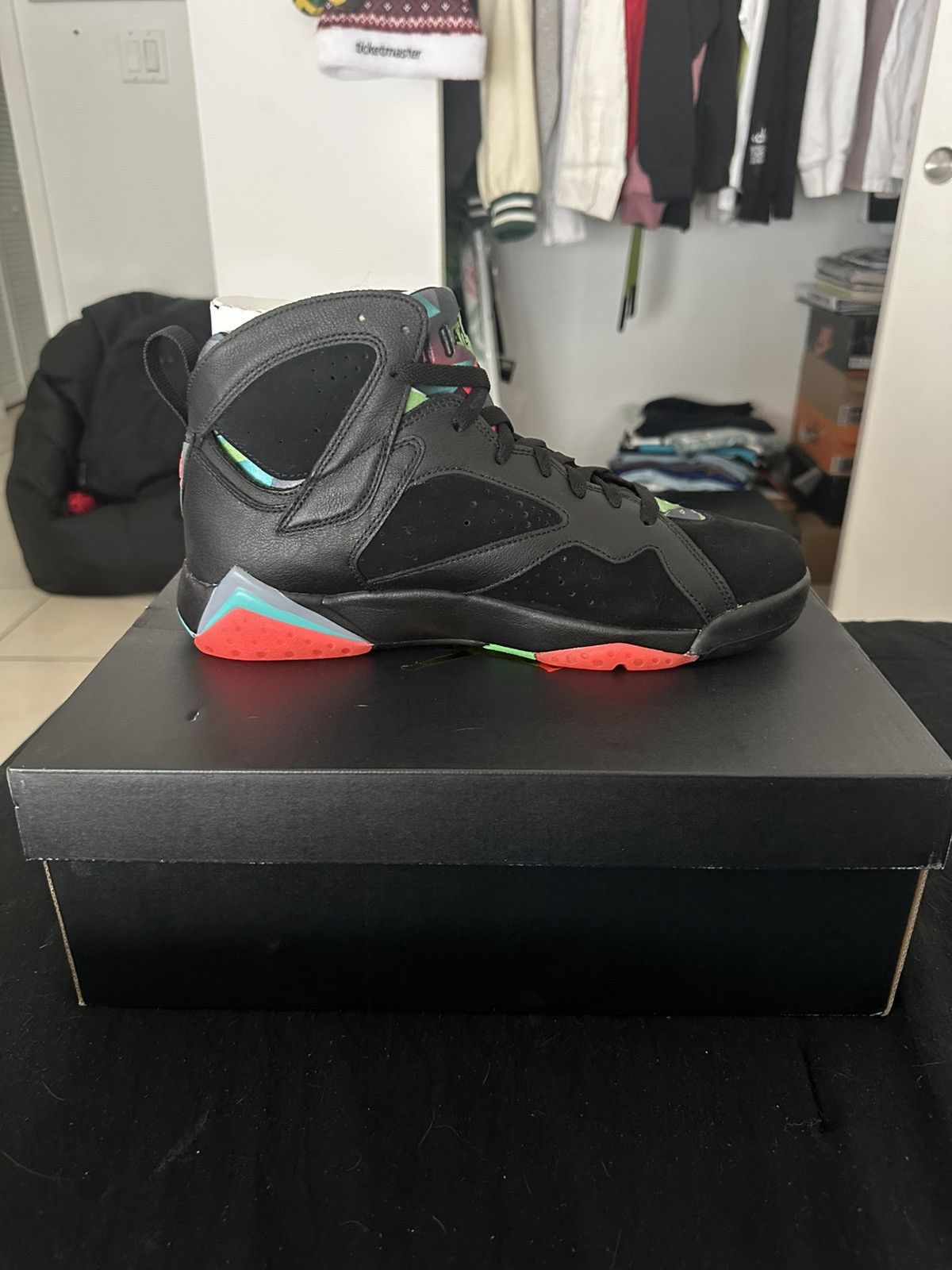 Nike Barcelona Nights Jordan 7s Size US 10.5 / EU 43-44 - 3 Thumbnail