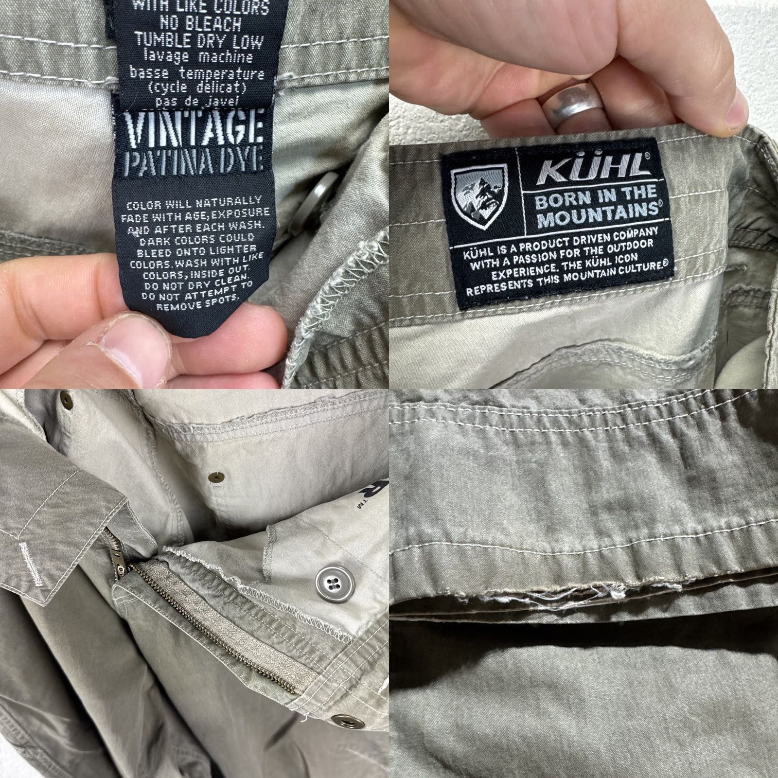 Vintage VINTAGE Kuhl Pants Mens 36 Green 36x32 Revolvr Patina Dye Outdoor Hiking Size US 36 / EU 52 - 10 Thumbnail